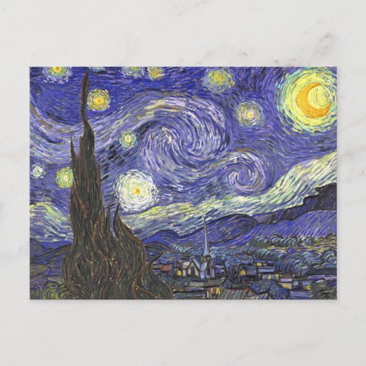 Sterrennacht door Vincent van Gogh Briefkaart (Voorkant)