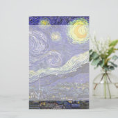 Sterrennacht door Vincent van Gogh Briefpapier (Staand voorkant)