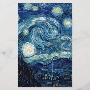 Sterrennacht door Vincent Van Gogh Briefpapier