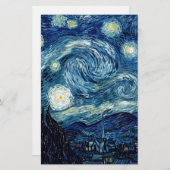 Sterrennacht door Vincent Van Gogh Briefpapier (Voorkant / Achterkant)