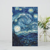 Sterrennacht door Vincent Van Gogh Briefpapier (Staand voorkant)
