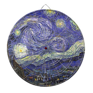 Sterrennacht door Vincent van Gogh Dartbord