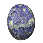 Sterrennacht door Vincent van Gogh Dartbord (Voorkant Rechts)