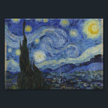Sterrennacht door Vincent van Gogh Foto Afdruk<br><div class="desc">Vincent Willem van Gogh was een Post-Impressionistische schilder van Nederlandse afkomst wiens werk - opmerkelijk voor zijn ruige schoonheid, emotionele eerlijkheid en gedurfde kleur - een verreikende invloed had op de kunst van de 20e eeuw. Na jaren van pijnlijke angst en veelvuldige aanstootgevende geestesziekte stierf hij 37 jaar na een...</div>