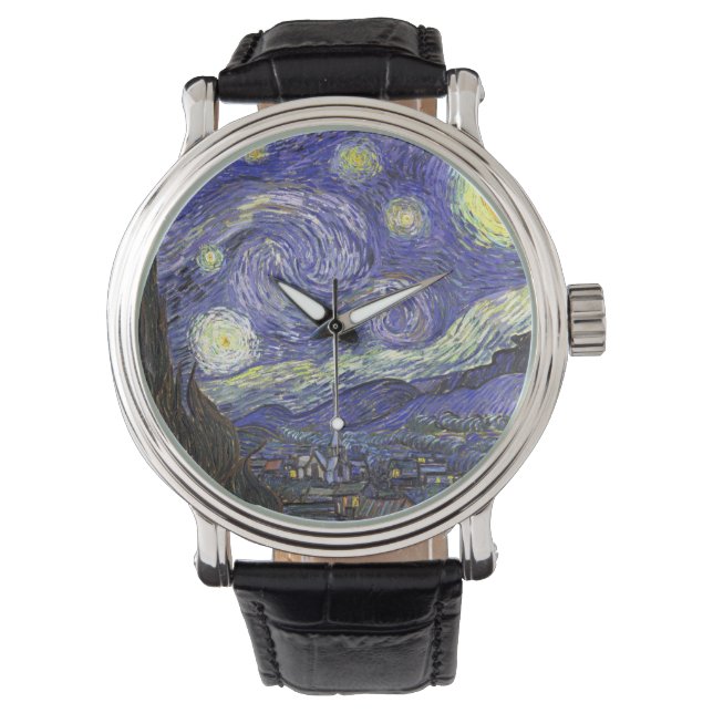 Sterrennacht door Vincent van Gogh Horloge (Voorkant)