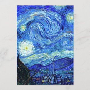 Sterrennacht door Vincent Van Gogh Kaart