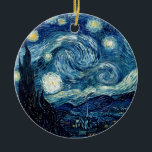 Sterrennacht door Vincent Van Gogh Keramisch Ornament<br><div class="desc">Sterrennacht door Vincent Van Gogh</div>