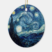 Sterrennacht door Vincent Van Gogh Keramisch Ornament (Links)