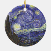 Sterrennacht door Vincent van Gogh Keramisch Ornament (Achterkant)