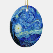Sterrennacht door Vincent Van Gogh Keramisch Ornament (Rechts)