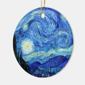 Sterrennacht door Vincent Van Gogh Keramisch Ornament (Links)