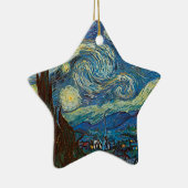 Sterrennacht door Vincent van Gogh Keramisch Ornament (Rechts)