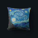 Sterrennacht door Vincent van Gogh Kussen<br><div class="desc">Sterrennacht,  beroemd schilderij van Vincent van Gogh</div>