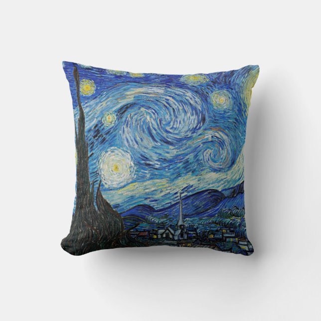 Sterrennacht door Vincent van Gogh Kussen (Voorkant)