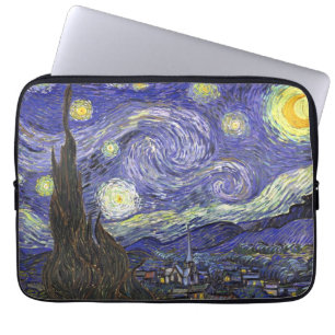 Sterrennacht door Vincent van Gogh Laptop Sleeve