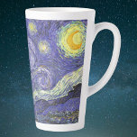 Sterrennacht door Vincent van Gogh Latte Mok<br><div class="desc">Sterrennacht door Vincent van Gogh</div>