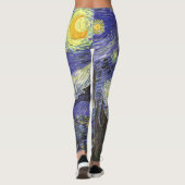Sterrennacht door Vincent van Gogh Leggings (Achterkant)