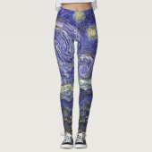 Sterrennacht door Vincent van Gogh Leggings (Voorkant)