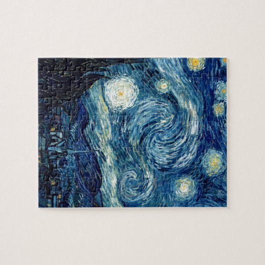 Sterrennacht door Vincent Van Gogh Legpuzzel (Horizontaal)