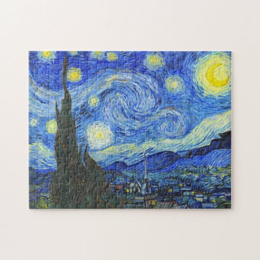 Sterrennacht door Vincent van Gogh Legpuzzel (Horizontaal)
