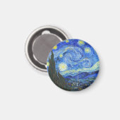 Sterrennacht door Vincent van Gogh Magneet (Voorkant / Achterkant)