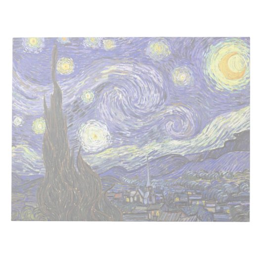 Sterrennacht door Vincent van Gogh Notitieblok (Voorkant)