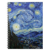 Sterrennacht door Vincent van Gogh Notitieboek (Voorkant)