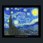 Sterrennacht door Vincent van Gogh Poster<br><div class="desc">Sterrennacht door Vincent van Gogh</div>