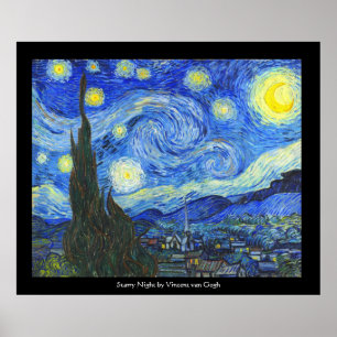 Sterrennacht door Vincent van Gogh Poster