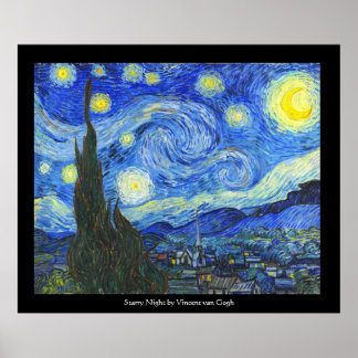 Sterrennacht door Vincent van Gogh Poster