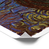 Sterrennacht door Vincent van Gogh Poster (Hoek)