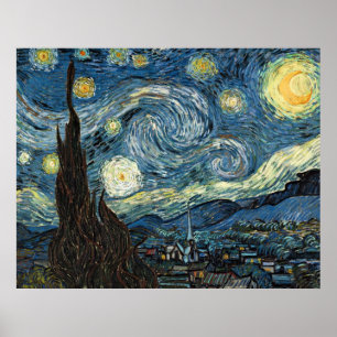 Sterrennacht door Vincent van Gogh Poster
