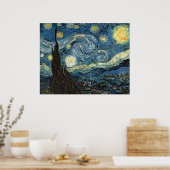 Sterrennacht door Vincent van Gogh Poster (Keuken)