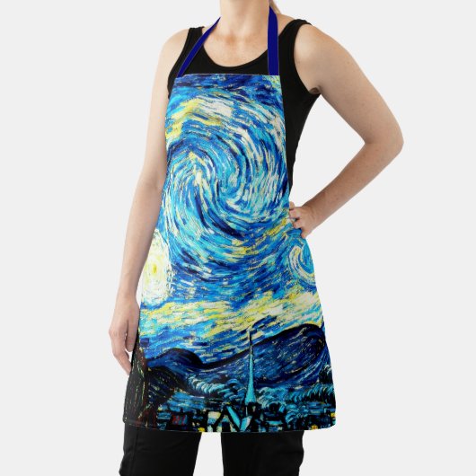 Sterrennacht door Vincent van Gogh Schort (Insitu)