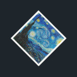Sterrennacht door Vincent van Gogh Servet<br><div class="desc">Sterrennacht,  beroemd schilderij van Vincent van Gogh</div>