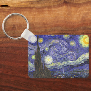 Sterrennacht door Vincent van Gogh Sleutelhanger