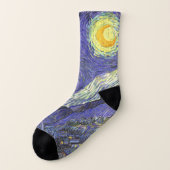 Sterrennacht door Vincent van Gogh Sokken (Links - buitenkant)