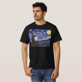 Sterrennacht door Vincent van Gogh T-shirt (Voorkant volledig)