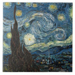 Sterrennacht door Vincent van Gogh Tegeltje<br><div class="desc">Sterrennacht door Vincent van Gogh</div>