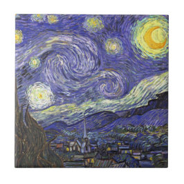 Sterrennacht door Vincent van Gogh Tegeltje
