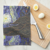 Sterrennacht door Vincent van Gogh Theedoek (Quarter Fold)
