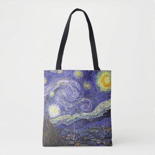 Sterrennacht door Vincent van Gogh Tote Bag (Voorkant)