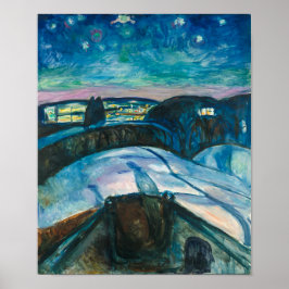 Sterrennacht | Edvard Munch | Poster