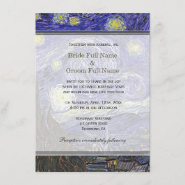 Sterrennacht, een beroemde uitnodiging voor een mo