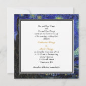 Sterrennacht, een beroemde uitnodiging voor een mo (Voorkant)