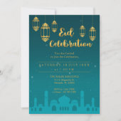 Sterrennacht Eid Mubarak Kaart (Voorkant)