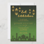 Sterrennacht Eid Mubarak Kaart (Voorkant)