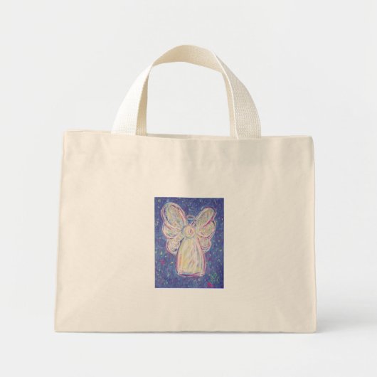 Sterrennacht Engel Mini Tote Bag (Voorkant)