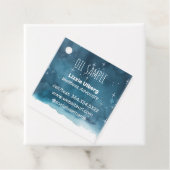 Sterrennacht etherische oliemonster bedankjes labels (In situ)