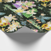 Sterrennacht Fairies JL Biel Cadeaupapier (Hoek)